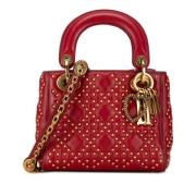 Dior Vintage Pre-owned Laeder dior-vskor Red, Dam