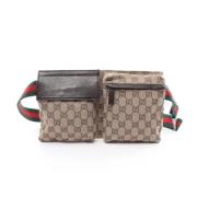 Gucci Vintage Pre-owned Laeder gucci-vskor Beige, Dam