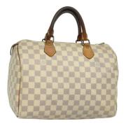 Louis Vuitton Vintage Pre-owned Canvas handvskor Beige, Dam