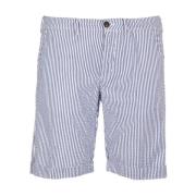 40Weft Chino Bermuda Shorts Blue, Herr