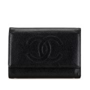 Chanel Vintage Pre-owned Laeder plnbcker Black, Dam