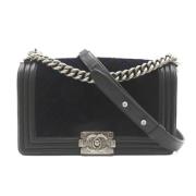 Chanel Vintage Pre-owned Laeder axelremsvskor Black, Dam