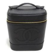 Chanel Vintage Pre-owned Tyg chanel-vskor Black, Dam