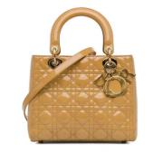 Dior Vintage Pre-owned Laeder handvskor Brown, Dam