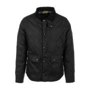 Barbour Blå Wax Reelin Jacka Blue, Herr