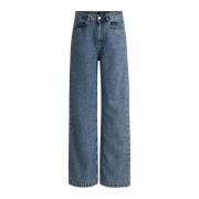 Hugo Boss Vida Ben Kristallprydda Jeans Blue, Dam