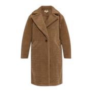 Michael Kors Faux Fur Coat Brown, Dam