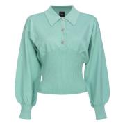 Pinko Turkos Sweater Kollektion Green, Dam