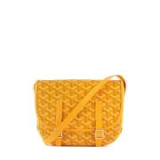 Goyard Vintage Pre-owned Laeder axelremsvskor Yellow, Dam