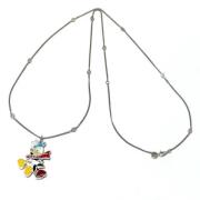 Gucci Vintage Pre-owned Silver halsband Multicolor, Dam