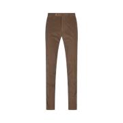 PT Torino Brun Slim Fit Stretchbyxor Brown, Herr