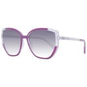 Guess Lila Cat Eye Solglasögon Gradient Linser Purple, Unisex