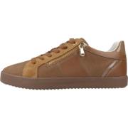 Geox Snygga Sneakers för Kvinnor Brown, Dam