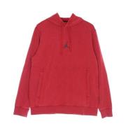 Jordan Lättvikts huvtröja Air Fleece Pullover Red, Herr