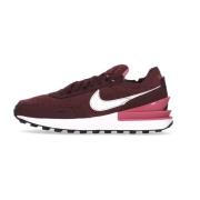 Nike Burgundy Crush Sneaker med Våffelsula Red, Dam