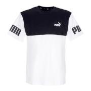 Puma Colorbloc Tee Vit Herr T-shirt White, Herr