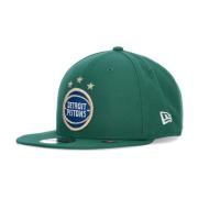 New Era NBA City Night Flatkeps Detroit Pistons Green, Herr