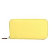 Hermès Vintage Pre-owned Laeder plnbcker Yellow, Dam