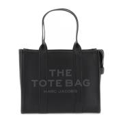 Marc Jacobs Kornläder Toteväska med Logotyp Black, Dam