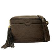 Chanel Vintage Pre-owned Canvas chanel-vskor Brown, Dam