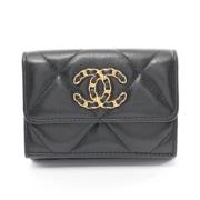 Chanel Vintage Pre-owned Laeder chanel-vskor Black, Dam