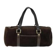 Celine Vintage Pre-owned Mocka handvskor Brown, Dam