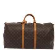 Louis Vuitton Vintage Pre-owned Canvas resvskor Brown, Dam