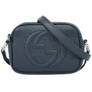 Gucci Vintage Pre-owned Laeder gucci-vskor Blue, Dam