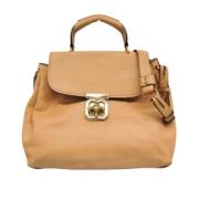 Chloé Pre-owned Pre-owned Laeder handvskor Beige, Dam