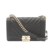 Chanel Vintage Pre-owned Laeder chanel-vskor Black, Dam