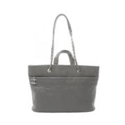 Chanel Vintage Pre-owned Laeder chanel-vskor Gray, Dam