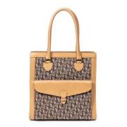 Dior Vintage Pre-owned Canvas totevskor Beige, Dam