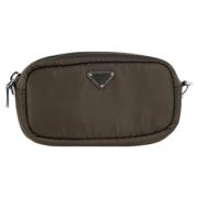 Prada Vintage Pre-owned Nylon prada-vskor Green, Herr