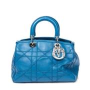 Dior Vintage Pre-owned Laeder totevskor Blue, Dam