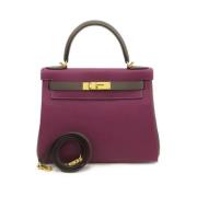 Hermès Vintage Pre-owned Laeder handvskor Purple, Dam