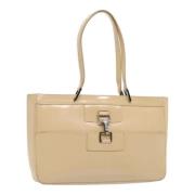 Gucci Vintage Pre-owned Laeder gucci-vskor Beige, Dam