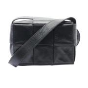 Bottega Veneta Vintage Pre-owned Laeder axelremsvskor Black, Dam