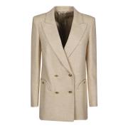 Blazé Milano Vardagsblazer Beige, Dam