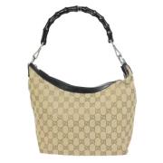 Gucci Vintage Pre-owned Canvas gucci-vskor Beige, Dam