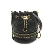 Chanel Vintage Pre-owned Laeder chanel-vskor Black, Dam