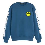 Barrow Alien Logo Ärm Sweatshirt Blue, Herr