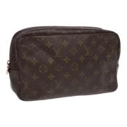 Louis Vuitton Vintage Pre-owned Canvas kuvertvskor Brown, Dam