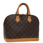 Louis Vuitton Vintage Pre-owned Canvas handvskor Brown, Dam