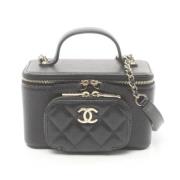 Chanel Vintage Pre-owned Laeder chanel-vskor Black, Dam