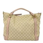 Gucci Vintage Pre-owned Canvas gucci-vskor Beige, Dam