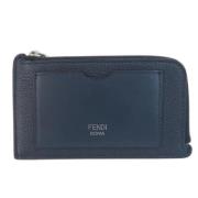 Fendi Vintage Pre-owned Laeder hem-och-kontorstillbehr Blue, Dam