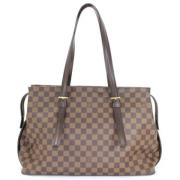 Louis Vuitton Vintage Pre-owned Canvas louis-vuitton-vskor Brown, Dam