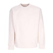 Adidas Vit Lättvikts Crewneck Sweatshirt White, Herr