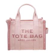 Marc Jacobs Rosa Jacquard Handväska med Dragkedja Pink, Dam