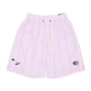 Nike Basketbollshorts i mesh med elastisk midja Pink, Herr